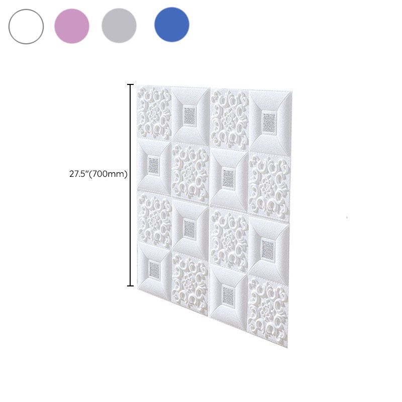 Lisslune | Modern Tin Back Wall Covering Smooth Wall Ceiling XPE Cotton Set of 1