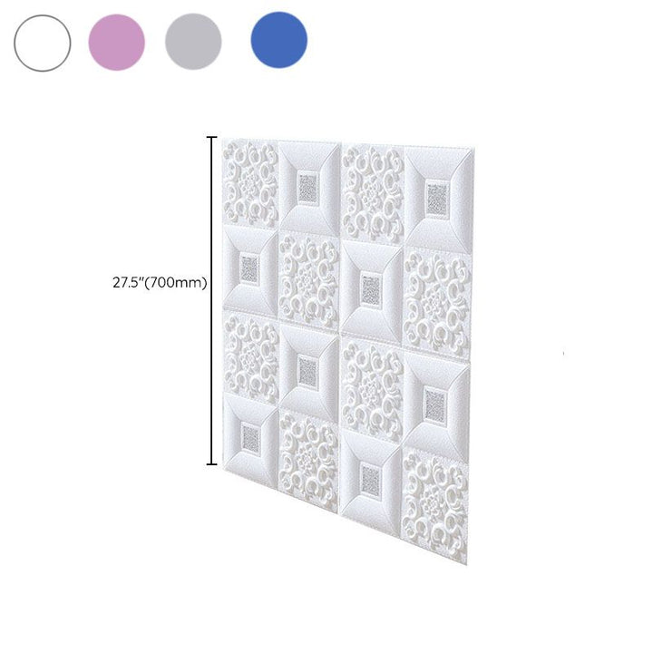 Lisslune | Modern Tin Back Wall Covering Smooth Wall Ceiling XPE Cotton Set of 1