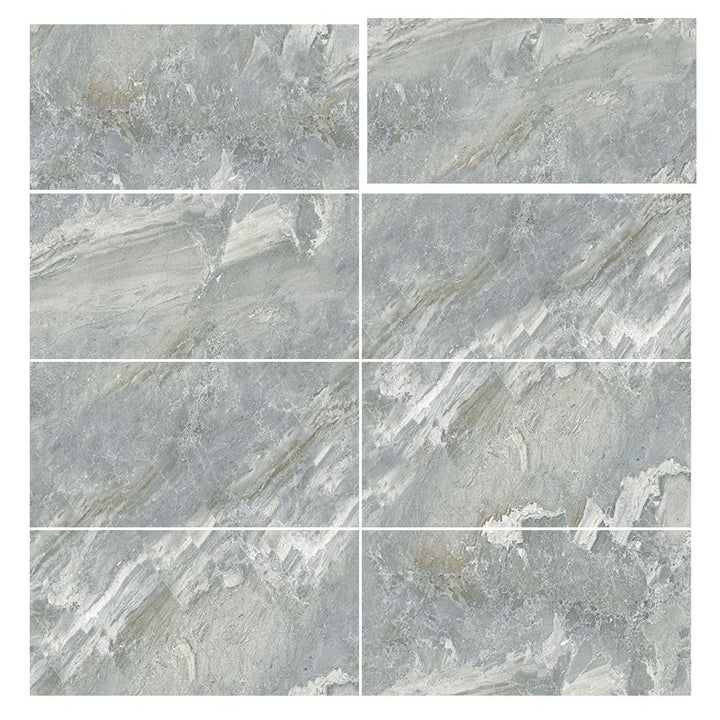 Lisslune | Modern Peel and Stick Splash Guard PVC Rectangular Wallpaper for the Shower