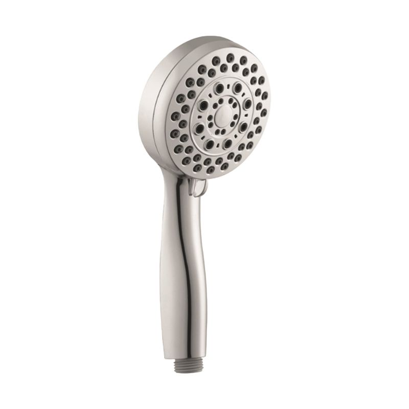Lisslune | Silver Dual Shower Head Round Rainfall Wall-Mounted Shower Head