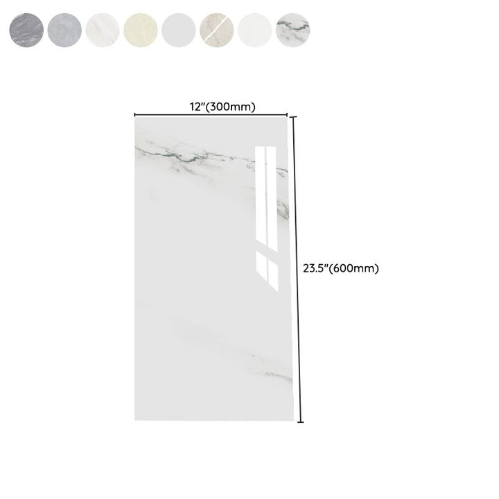 Lisslune | Polished waterproof marbled sheet back panel peel and stick interior insert