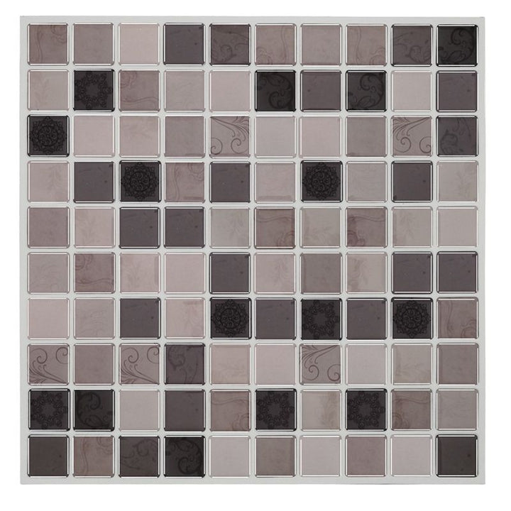 Lisslune | Peel and Stick Tile Mosaic Stain-resistant square Peel and Stick tile for the kitchen