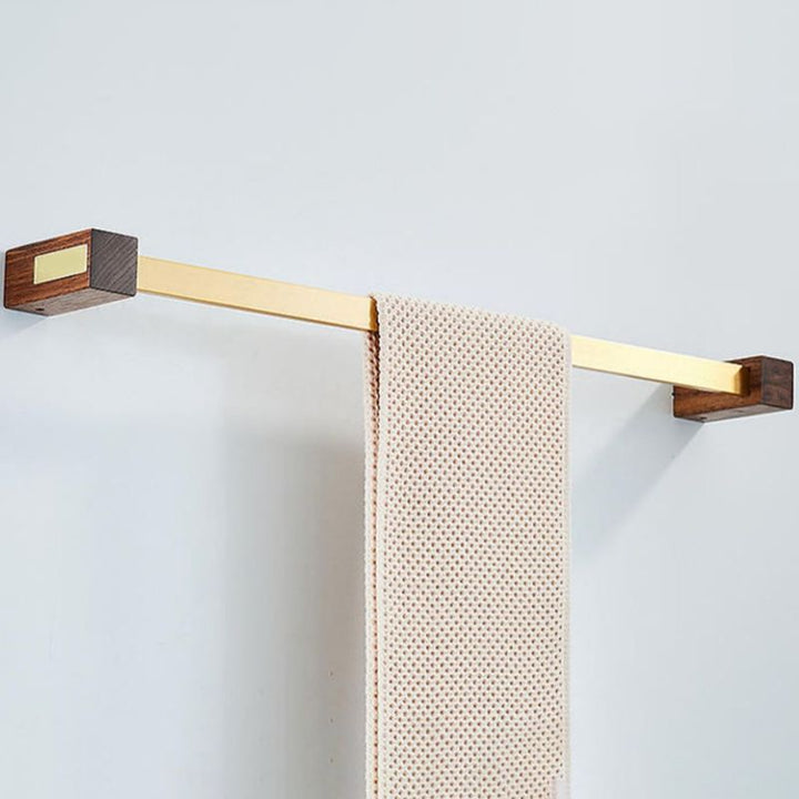 Lisslune | Modern Gold Bathroom Accessory Set Bathroom Shelf Paper Holder Bathroom Accessory Set