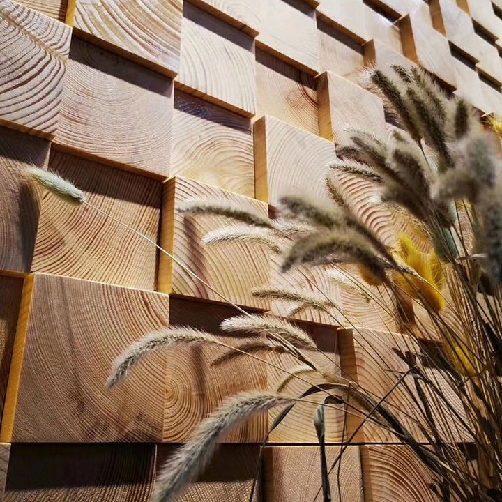 Lisslune | Wall-Ceiling Light Wood Gluing Mosaic Indoor Modern Wall Ceiling