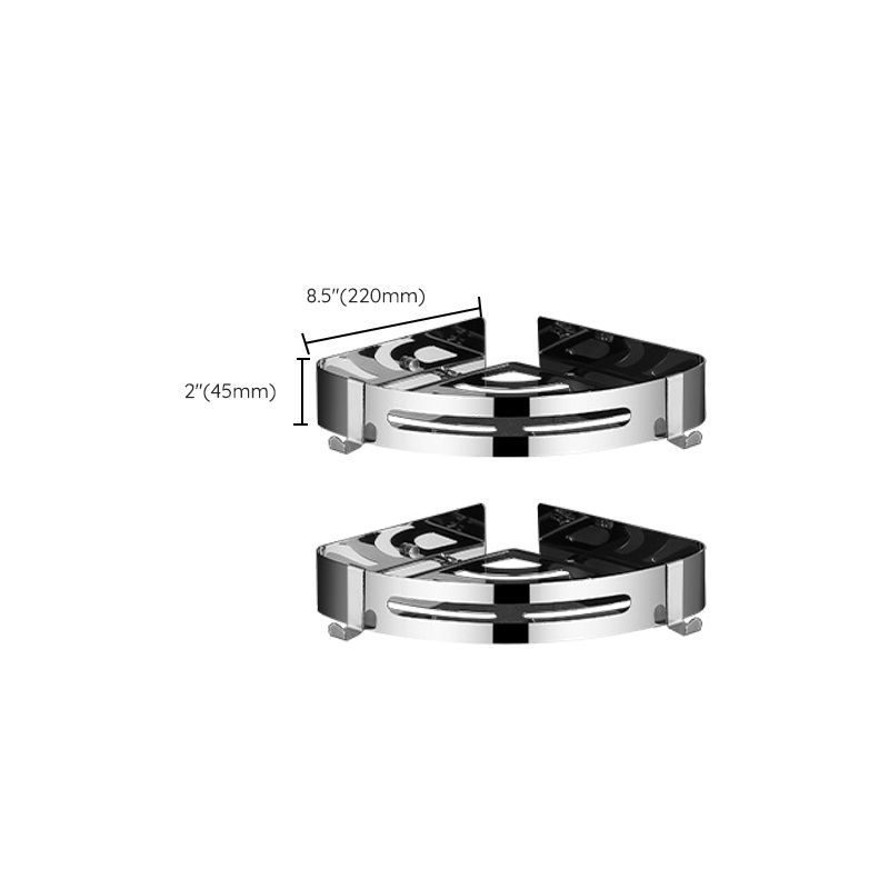 Lisslune | Modern Bathroom Set Stainless Steel Bathroom Shelf Bathroom Accessory Set