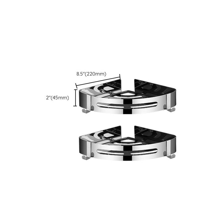 Lisslune | Modern Bathroom Set Stainless Steel Bathroom Shelf Bathroom Accessory Set