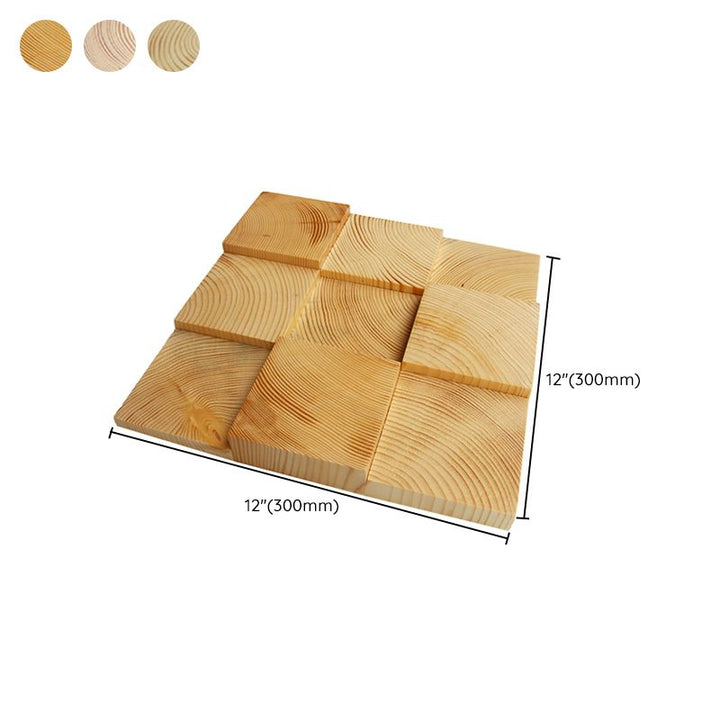 Lisslune | Wall-Ceiling Light Wood Gluing Mosaic Indoor Modern Wall Ceiling