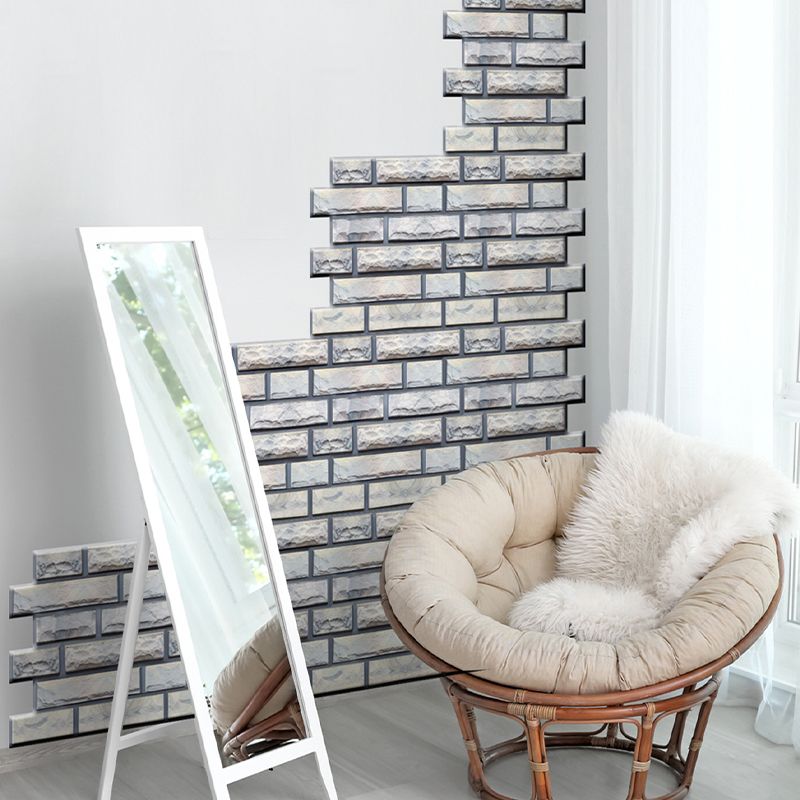 Lisslune | Modern Matte Peel and Stick Tile Rectangular PVC Subway Tile for Bathroom