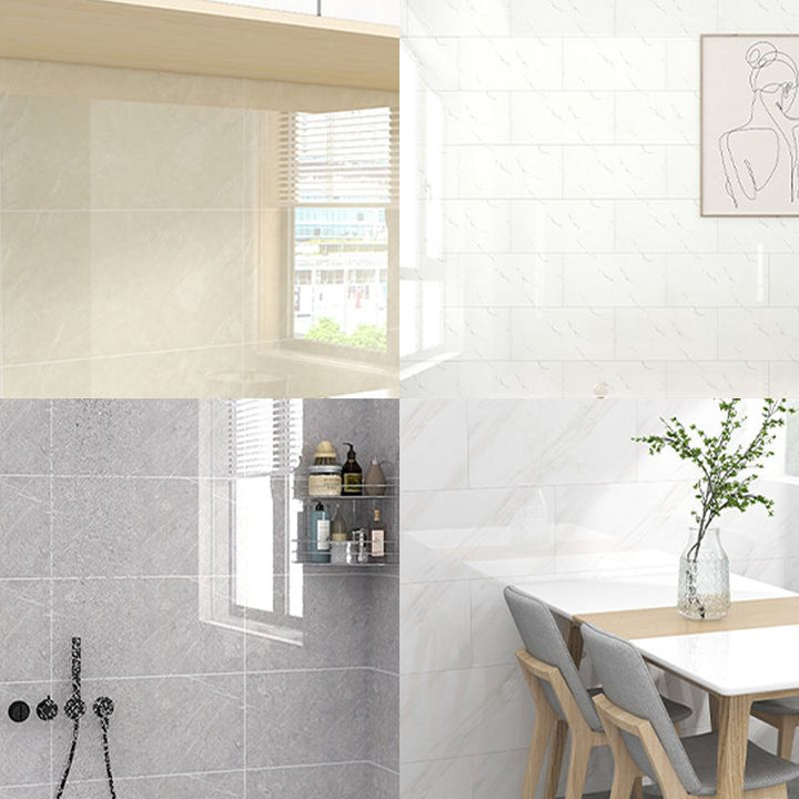 Lisslune | PVC Rectangular Peel & Stick Subway Tile Kitchen and Bathroom Backsplash
