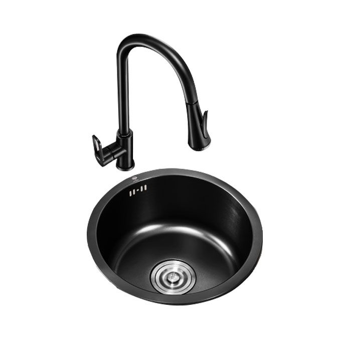 Lisslune | Contemporary Style Kitchen Sink Stainless Steel Kitchen Sink with Single Bowl