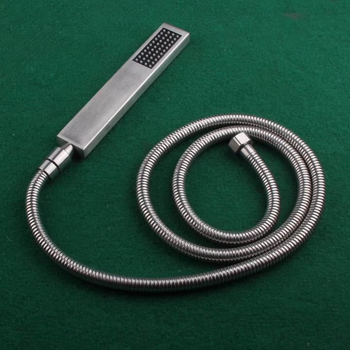 Lisslune | Simple Rectangle Shower Head 304 Stainless Steel Hand Shower