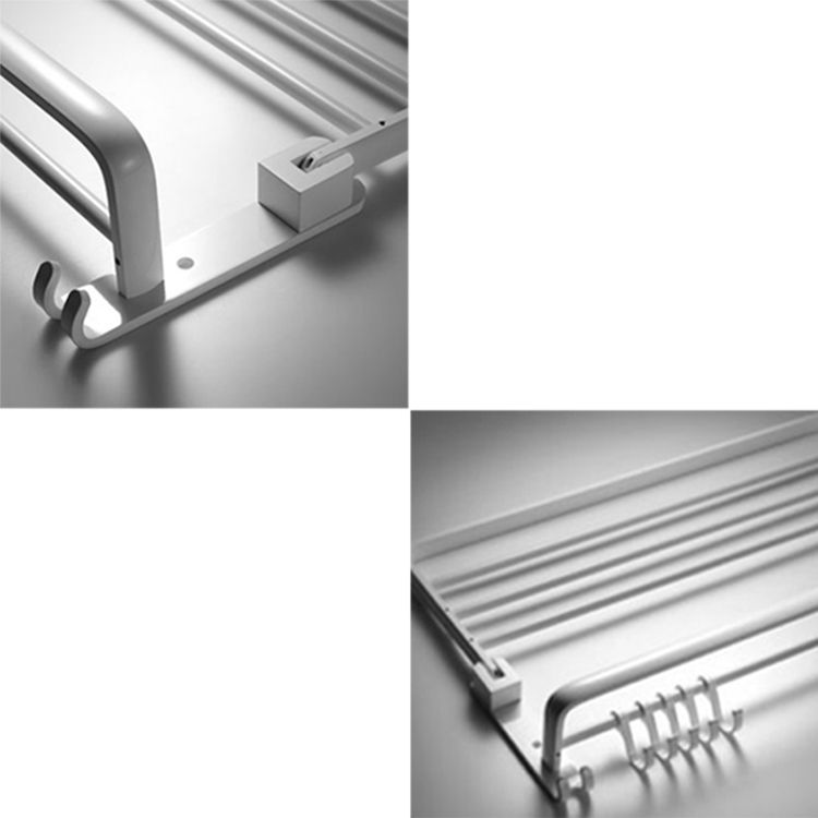 Lisslune | Aluminum Bathroom Accessories Set Modern White Bathroom Accessories Set