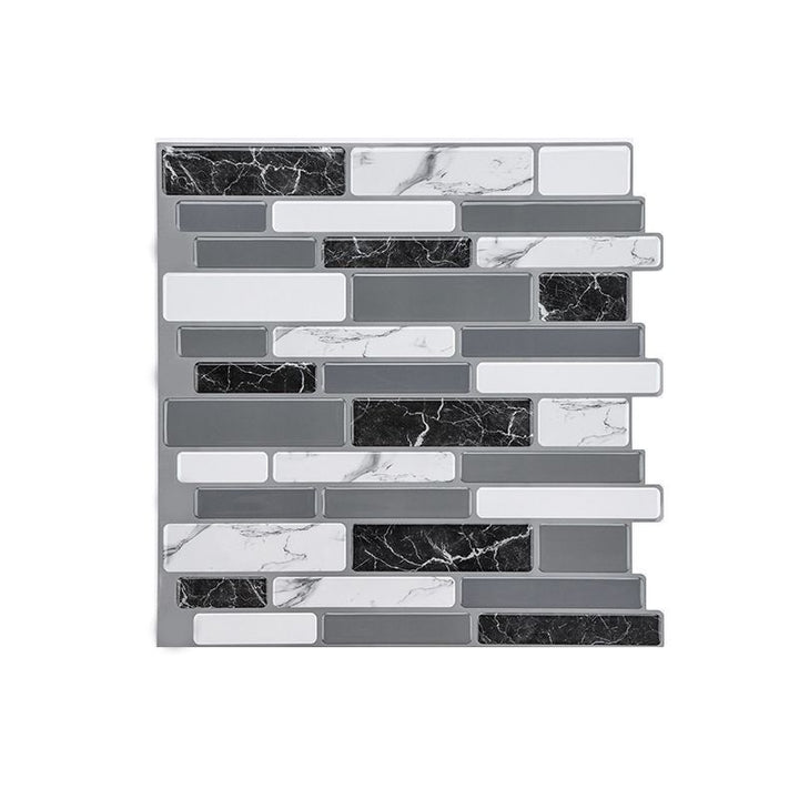 Lisslune | Plastic Peel & Stick Subway Tile Modern Simple Subway Tile Wallpaper