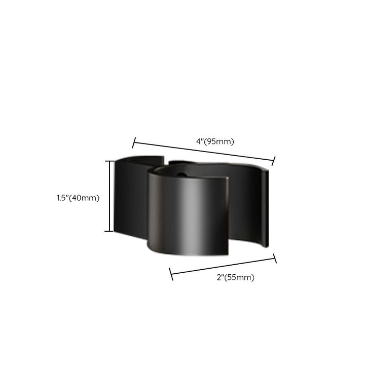 Lisslune | Contemporary stainless steel bathroom accessories as a single piece or in a set in black and gold