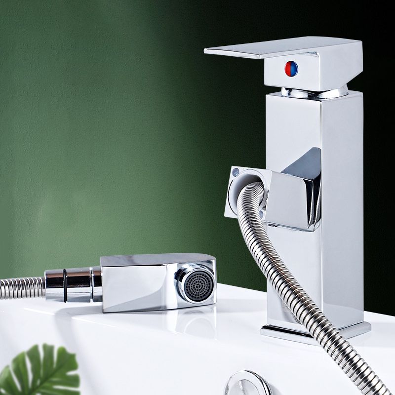 Lisslune | Modern Retractable Single Handle Basin Faucet Bathroom Sink Faucet