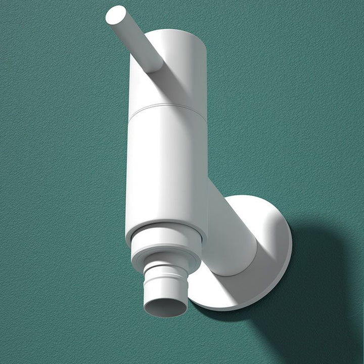Lisslune | Contemporary Wall-Mounted Bathroom Faucet Single Hole Solid Brass Round Faucet