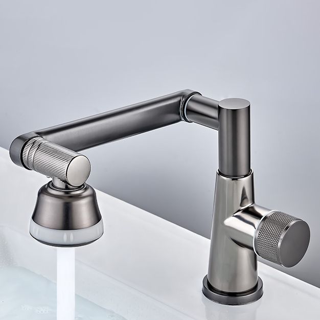 Lisslune | Knob Handle Widespread Bathroom Faucet Industrial Sink Faucet