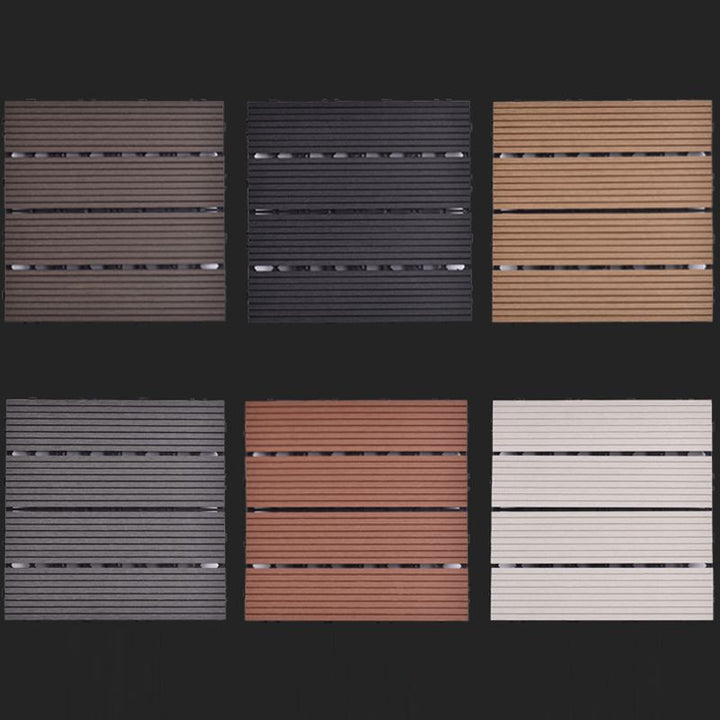 Lisslune | Modern plastic wood laminate deck outdoors, mold-resistant laminate