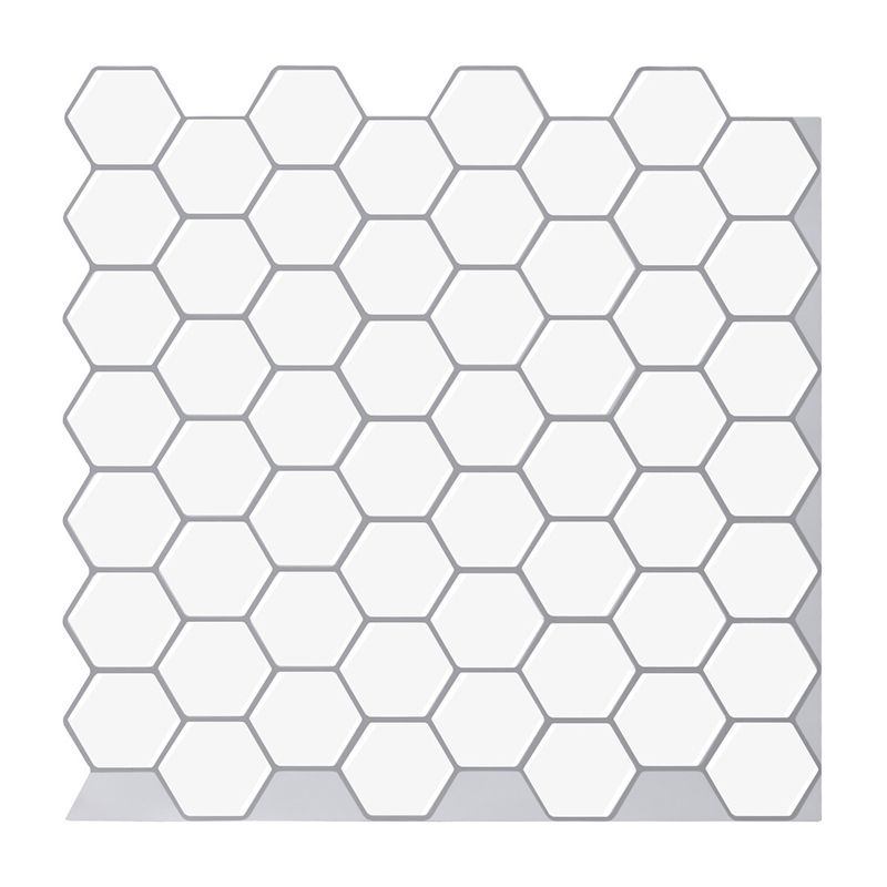 Lisslune | Peel and Stick Wall Tile Water Repellent Rectangle PVC Peel & Stick Subway Tile
