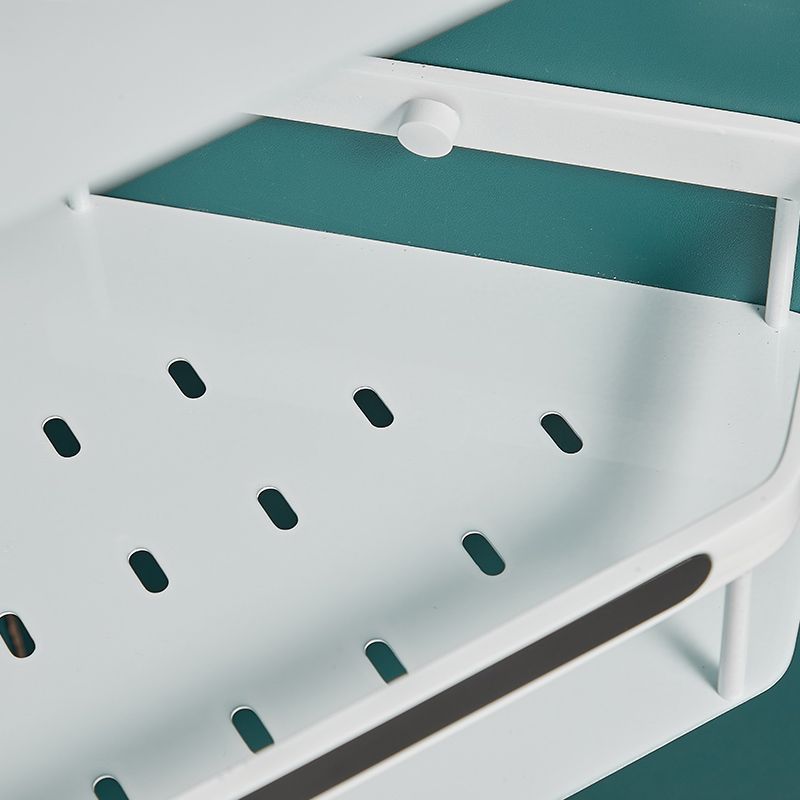 Lisslune | Matt white 3-piece modern bathroom accessory set, bathroom shelf