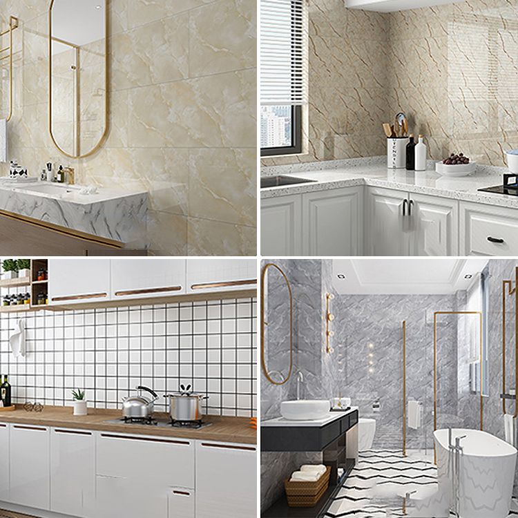 Lisslune | Modern mold-resistant tile PVC Single Peel & Stick tile for backsplash wall