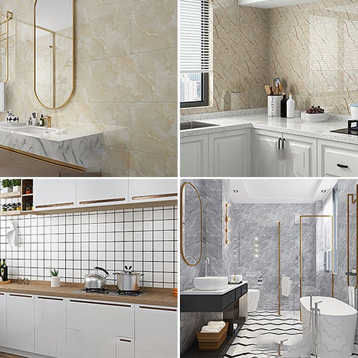 Lisslune | Modern mold-resistant tile PVC Single Peel & Stick tile for backsplash wall