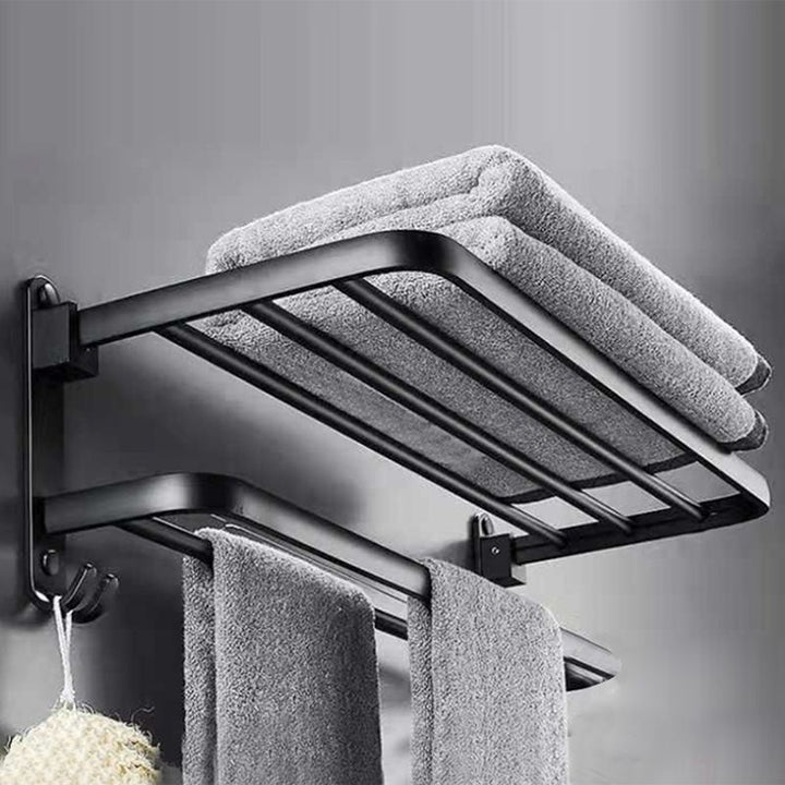 Lisslune | Modern Bathroom Accessory Set Black Soap Dish Bath Tray Bathroom Set