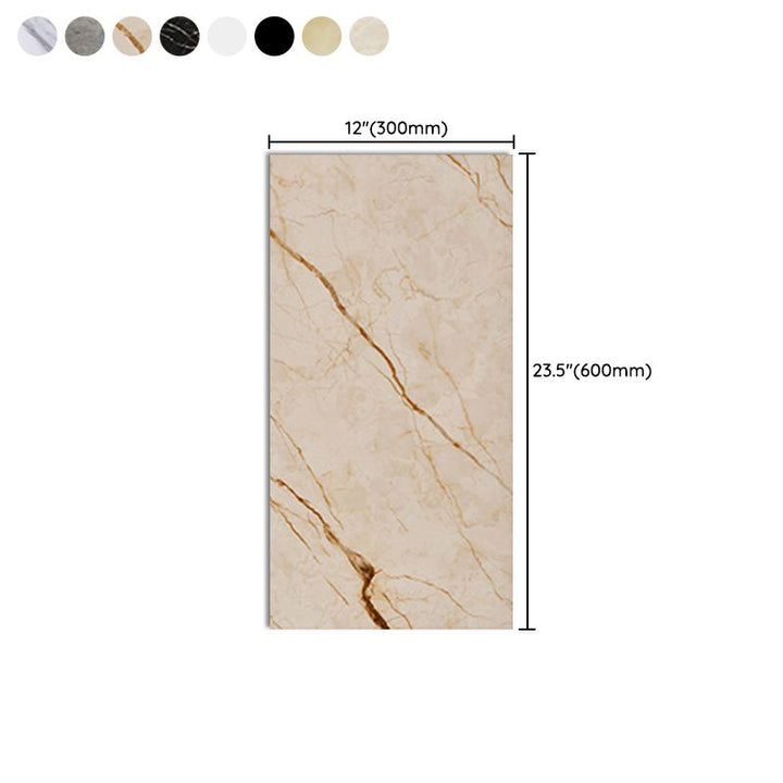 Lisslune | PVC Wall Panel Rectangle Waterproof Wall Cladding for the Living Room