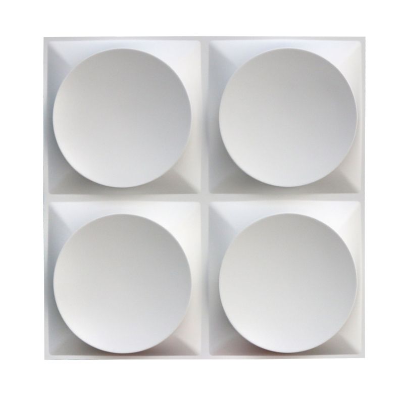 Lisslune | Modern Style PVC Wall Panel Living Room Peel and Stick Wall Covering 3D Wall Covering