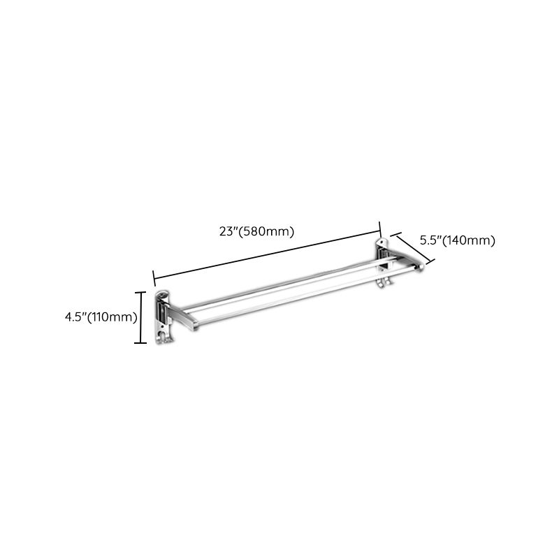 Lisslune | Modern Bath Set Stainless Steel Bath Shelf Paper Holder Bathroom Accessories Set