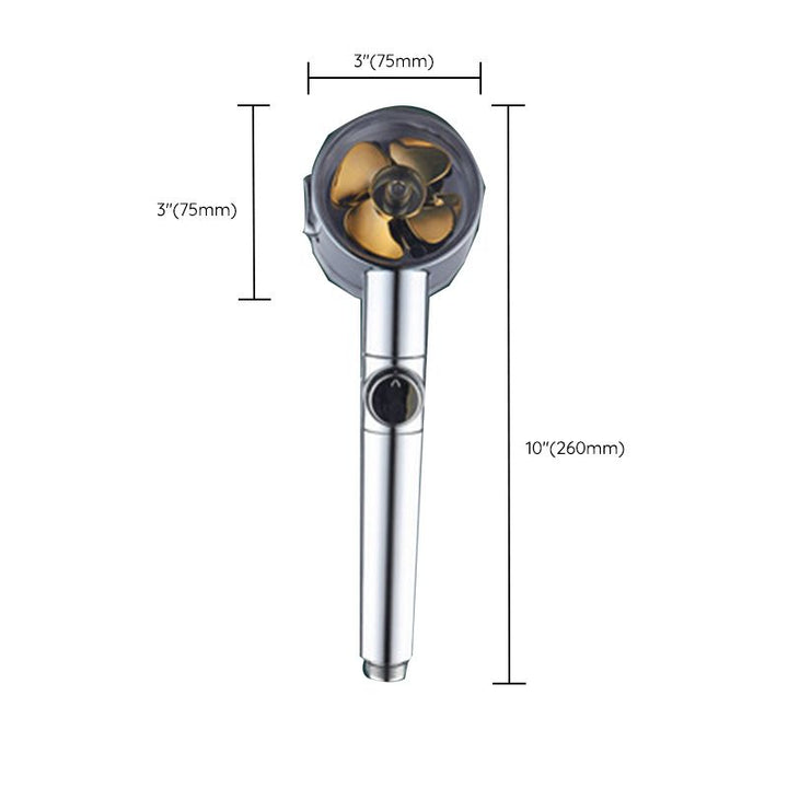 Lisslune | Modern Round Handheld Showerhead Rain Spray Head made of Plastic