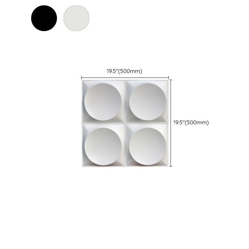 Lisslune | Modern Style PVC Wall Panel Living Room Peel and Stick Wall Covering 3D Wall Covering