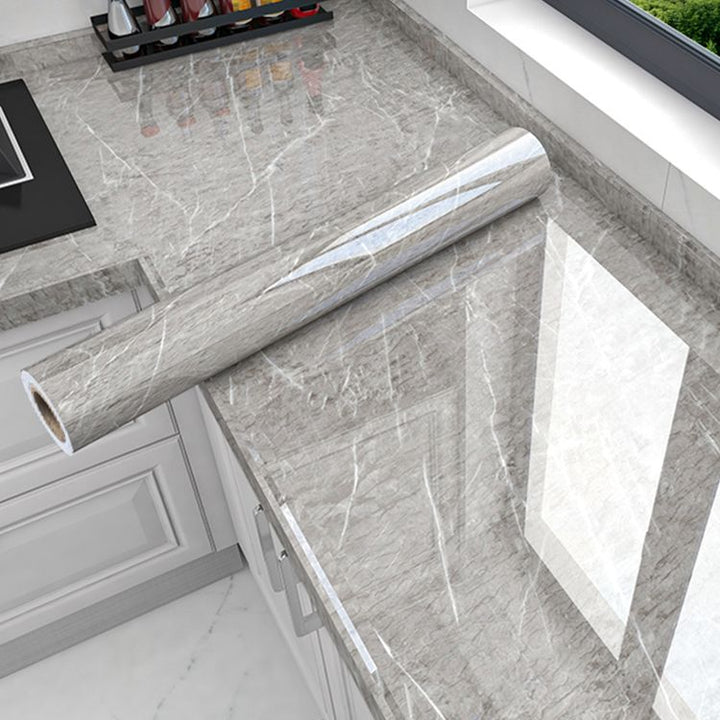 Lisslune | Modern Peel & Stick Field Tiles Plastic Wallpaper for Kitchen Back Wall