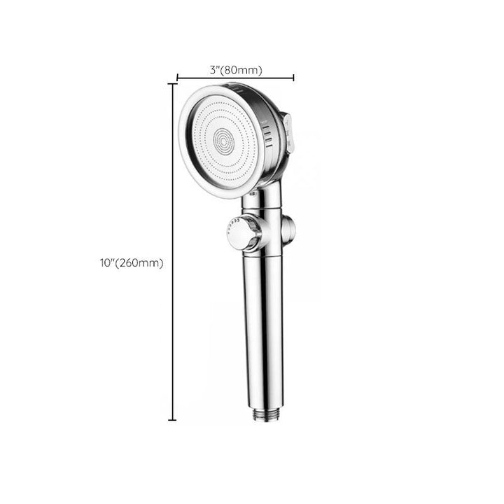 Lisslune | Super high pressure shower head 3 spray adjustable water flow round shower head