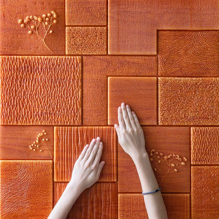 Lisslune | Industrial Wall Plank 3D Brick Bathroom Living Room Wall Panel Set of 1