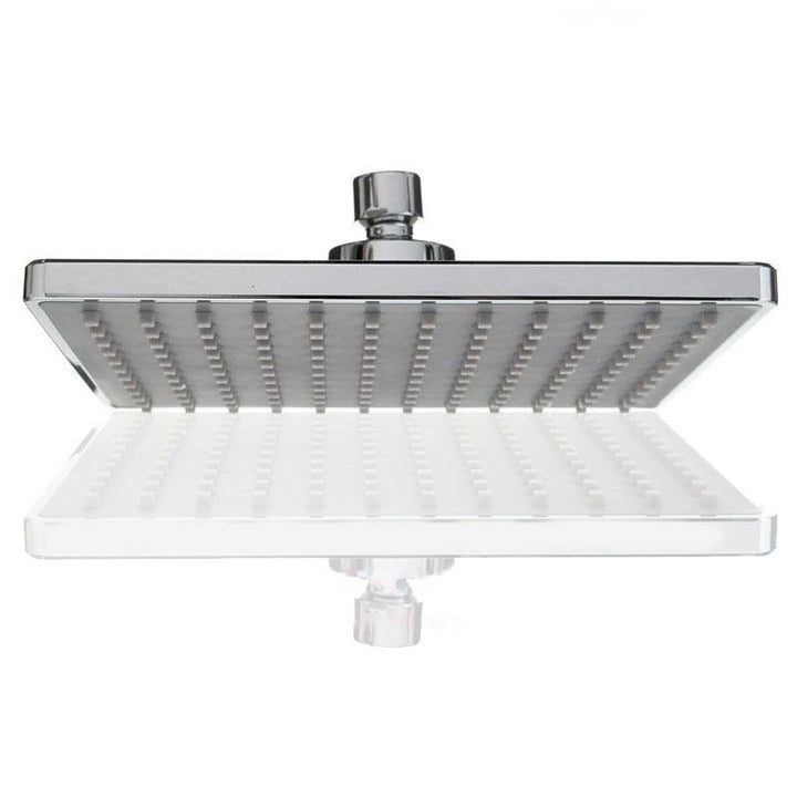 Lisslune | Contemporary Shower Combination Fixed Shower Head Chrome Ceiling Mounted Shower Head