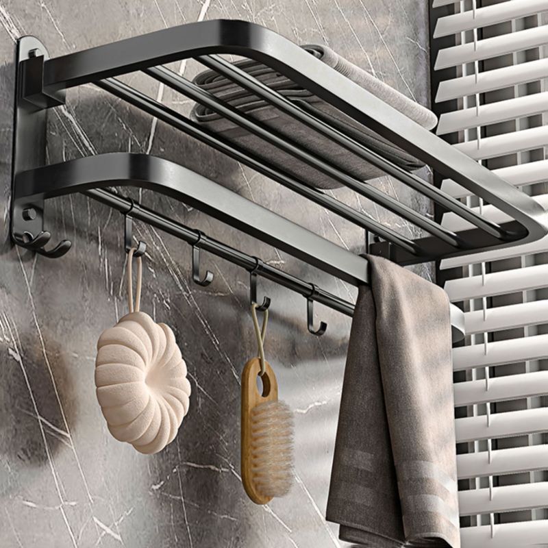 Lisslune | Modern gray bathroom accessory set bathroom shelf bath hardware set