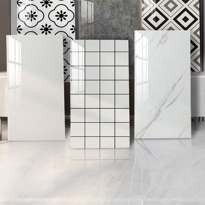 Lisslune | Rectangular Peel-and-Stick Tiles PVC Single Tile for Kitchen and Bathroom