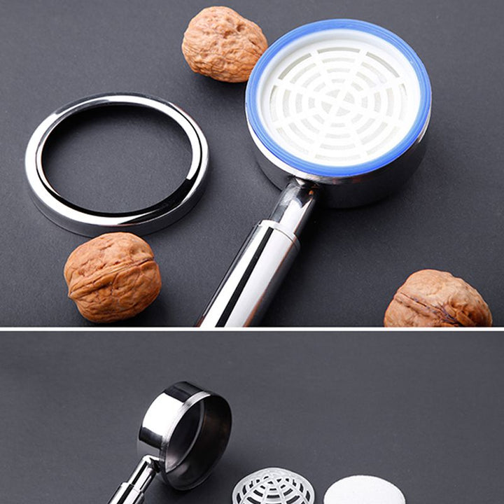 Lisslune | Modern Stainless Steel Hand Shower Water Filtration Round Shower Head