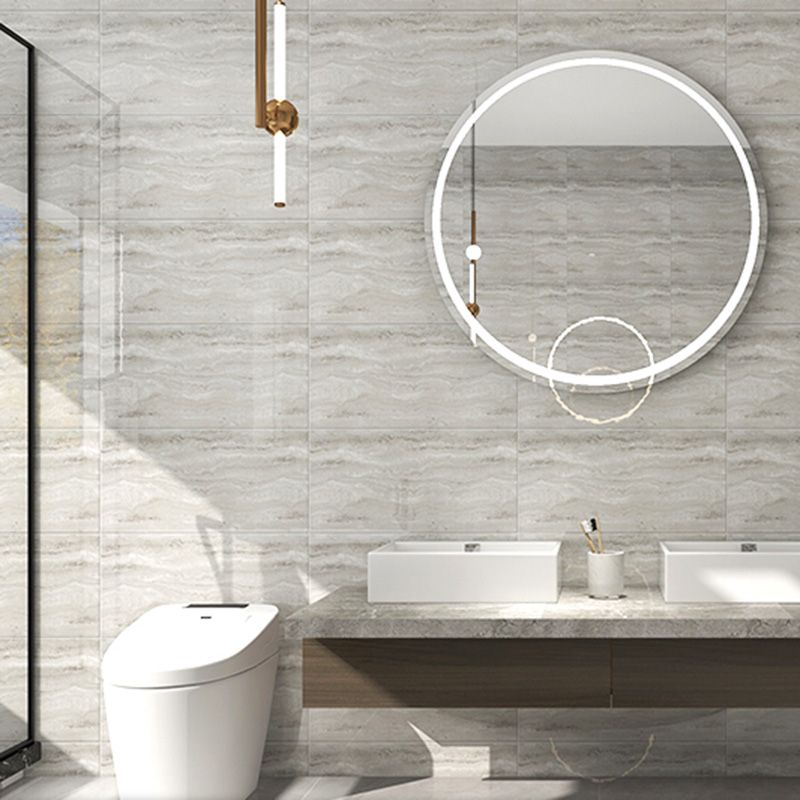 Lisslune | Contemporary Peel-and-Stick Wall Tiles Bathroom Field Tiles Wallpaper