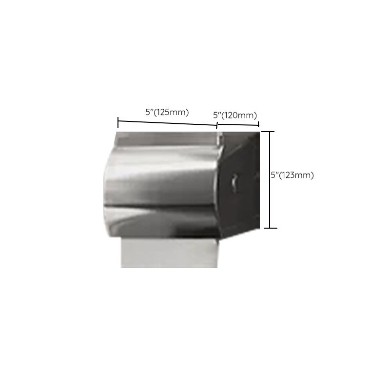 Lisslune | Modern Polished Chrome Bathroom Accessory Set Made of Stainless Steel