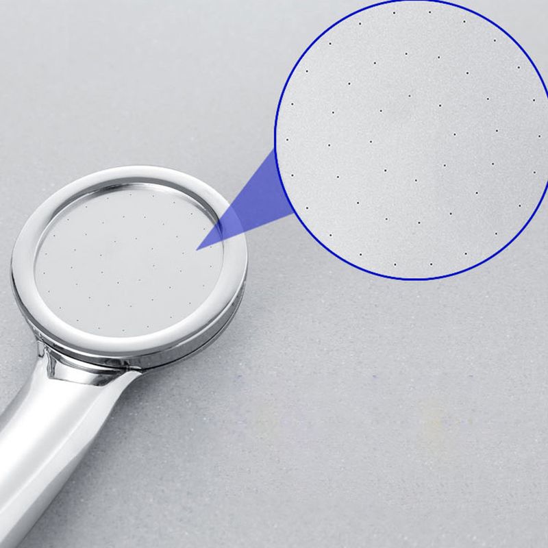 Lisslune | Contemporary Silver Round Shower Head Water Efficient Standard Spray Head