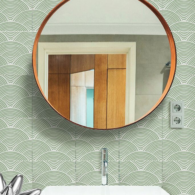 Lisslune | Modern Mosaic Tile Peel and Stick Tile Pvc Kitchen Backsplash Peel and Stick Wall Tile