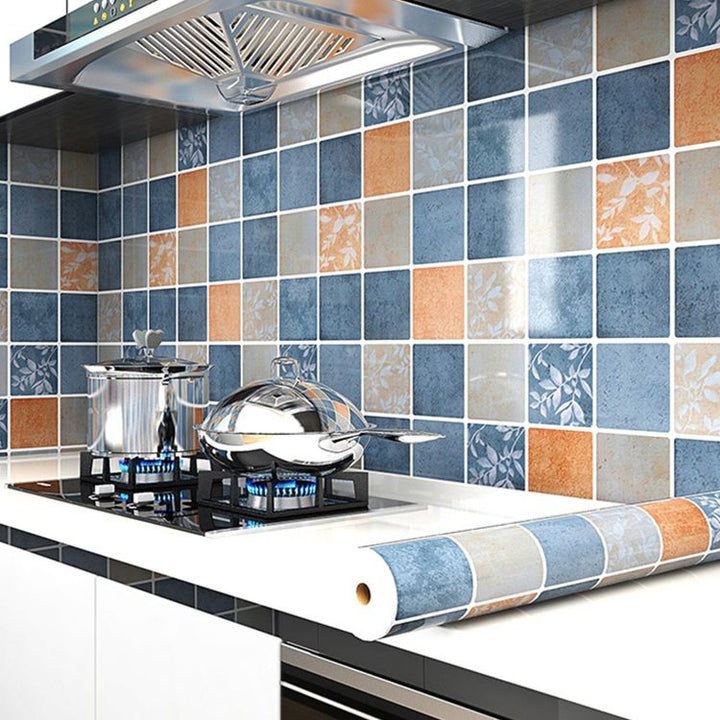 Lisslune | Grid Mosaic Peel & Stick Tile Waterproof Kitchen Wallpaper