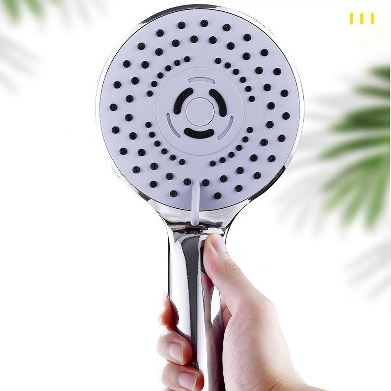 Lisslune | Modern Plastic Shower Head Round Handheld Shower Head with Adjustable Water Flow