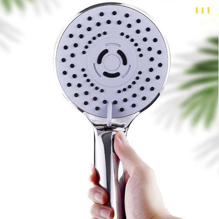 Lisslune | Modern Plastic Shower Head Round Handheld Shower Head with Adjustable Water Flow