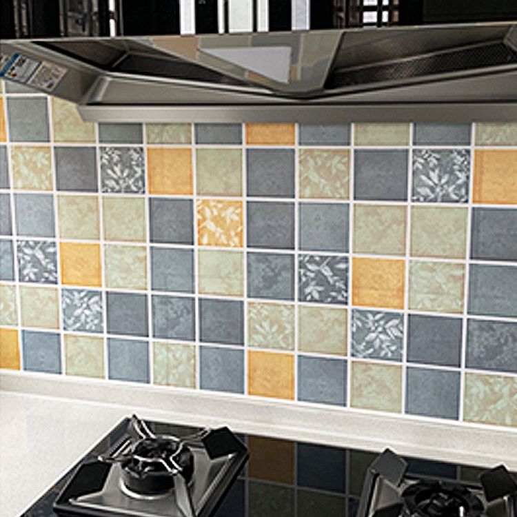 Lisslune | Grout Mosaic Peel & Stick Tile Waterproof Kitchen Backsplash Wallpaper