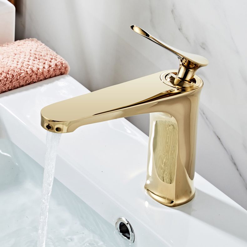 Lisslune | Luxury 1 Handle Sink Bathroom Faucet Round Brass Sink Faucet with Water Hose