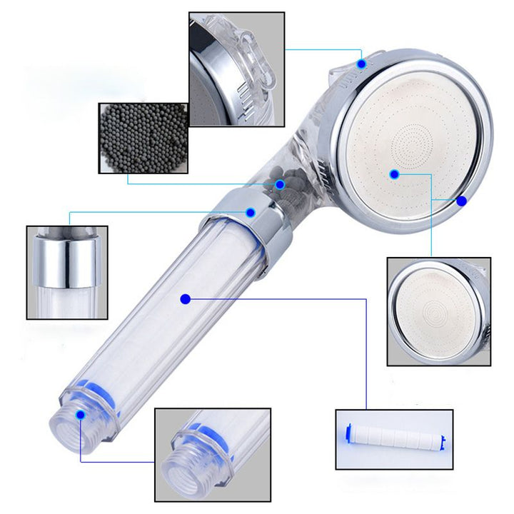 Lisslune | Modern Style Shower Head Plastic Handheld Shower Head with Adjustable Water Flow