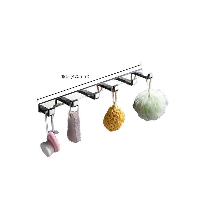 Lisslune | Polished Chrome Modern Bathroom Accessory Set made of Stainless Steel Towel Holder/Soap Dish
